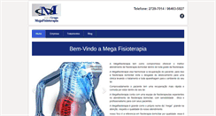 Desktop Screenshot of megafisioterapia.com.br