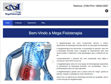 Tablet Screenshot of megafisioterapia.com.br